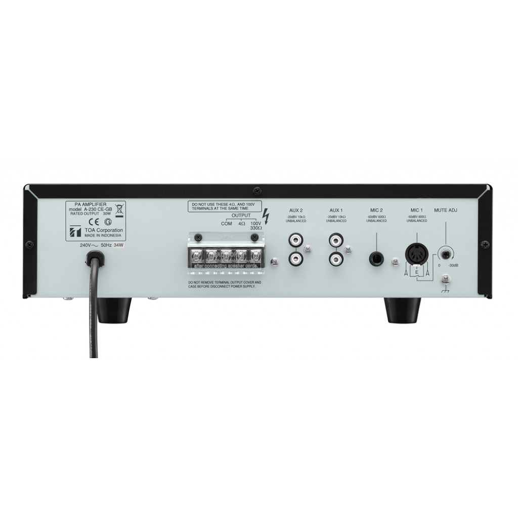 Buy TOA A-230 HV Amplifier In Nepal - Bass & Treble