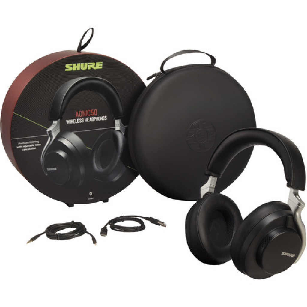 Buy Shure AONIC 50 Wireless Noise-Cancelling Headphones Black